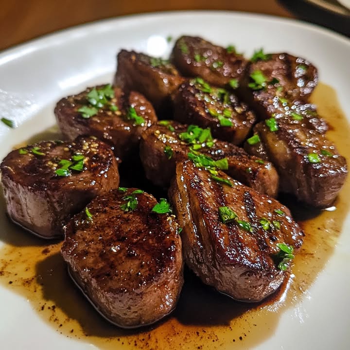 Bruine Suiker Knoflook Biefstuk