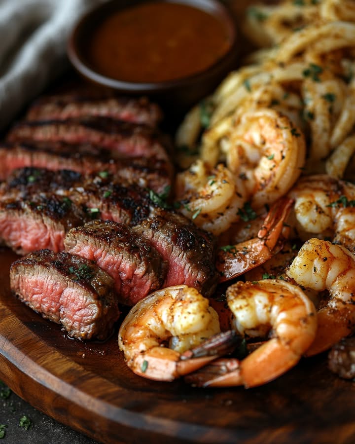 Cajun Garnalen Steak