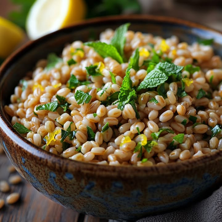 Citrus Munt Tarwe salade