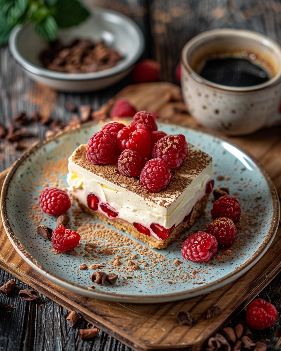 Frambozentaart met witte chocolade mousse