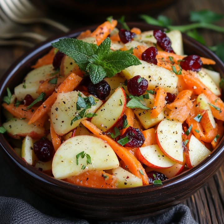 Frisse Appel-Wortel Salade