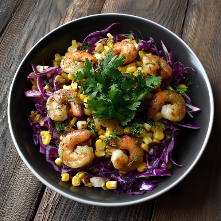 Garnalensalade met Maïs