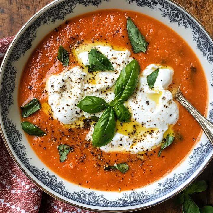 Geroosterde Tomaten Soep