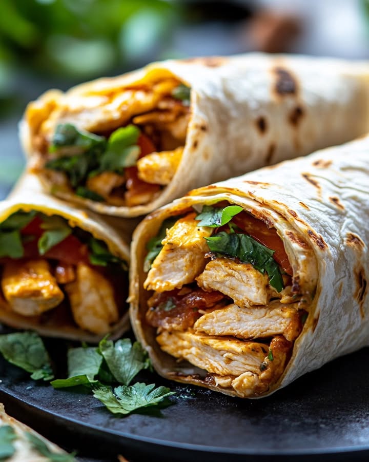 Kaasachtige Knoflook Wraps