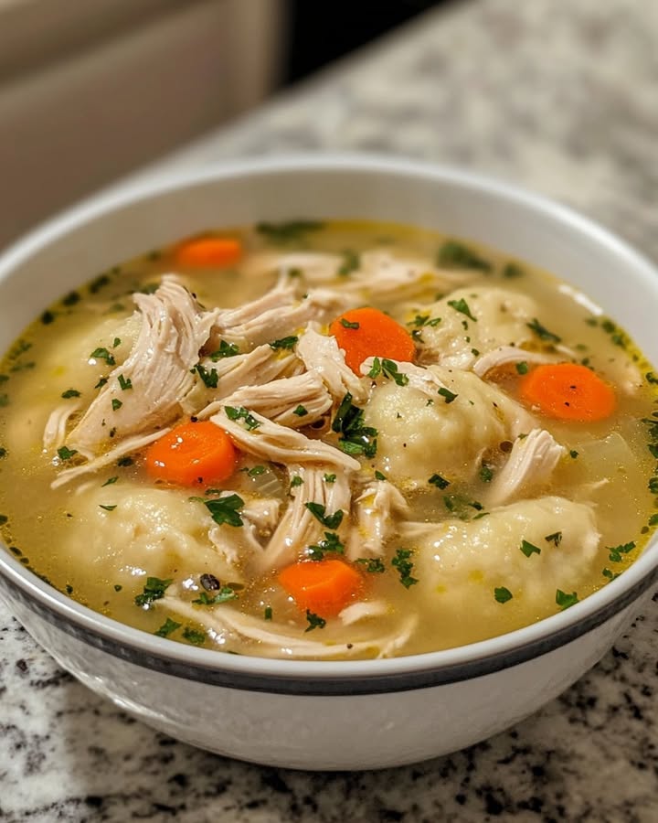 Kip en Dumplings Soep
