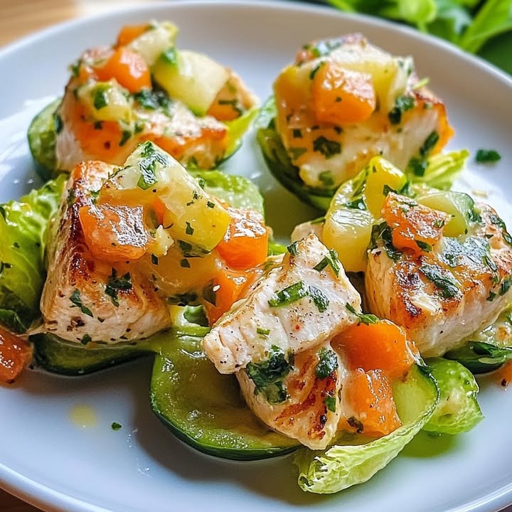 Knapperige Zalm Cups