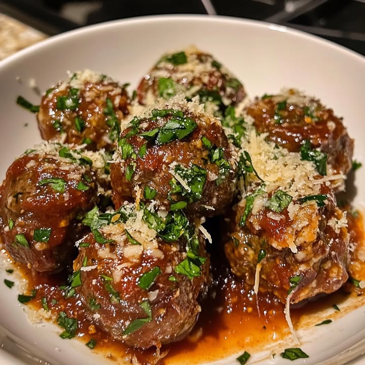 Knoflook Parmezaan Gehaktballen