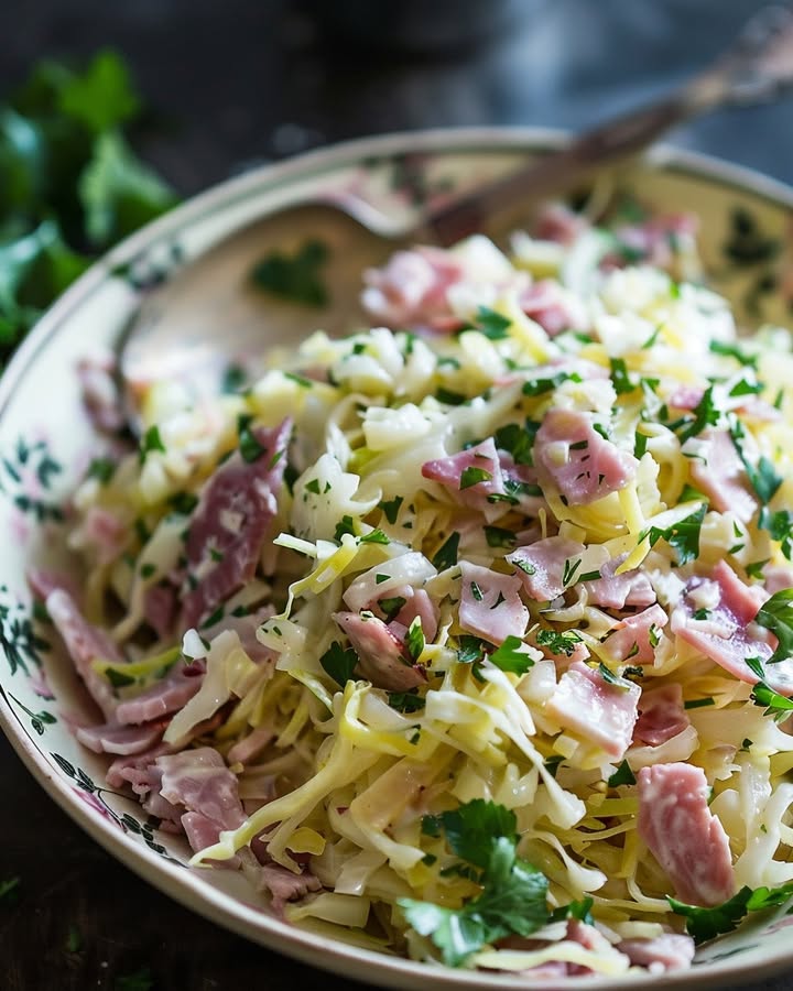 Kruidige Koolham Salade