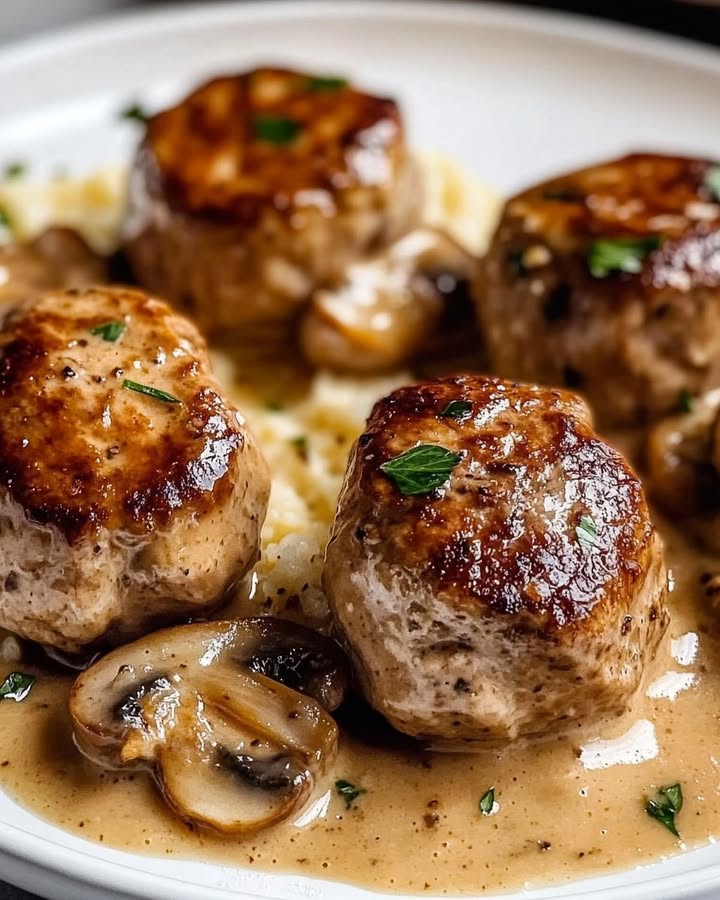 Romige Champignon Gehaktballen