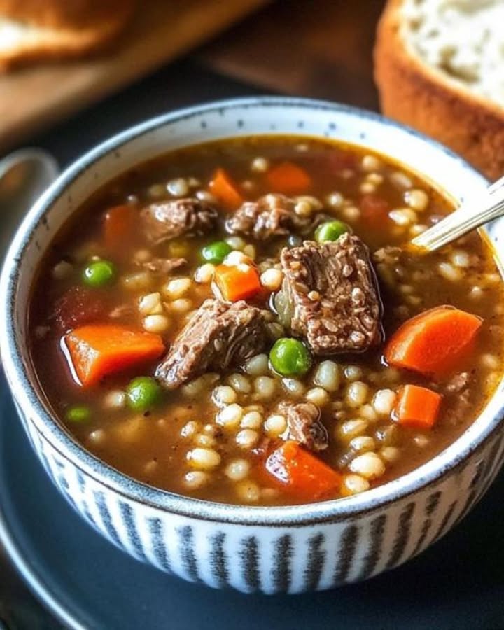 Rundvlees Gerst Soep