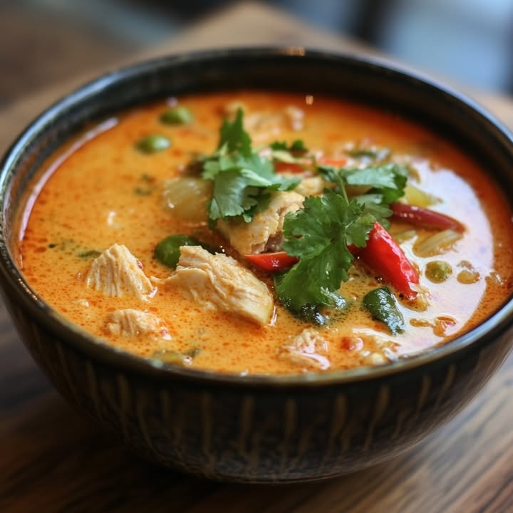 Thaise Kippensoep Curry