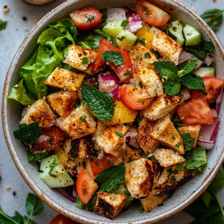 Verfrissende Fattoush Salade