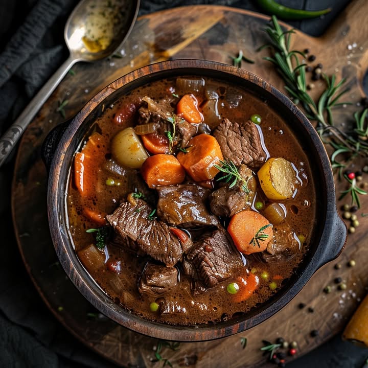 Boeuf Bourguignon Traditioneel
