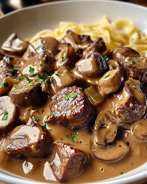 Boeuf Stroganoff Gerechten