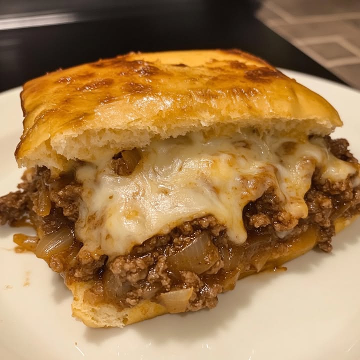 Franse Ui Beef Sloppy Joes