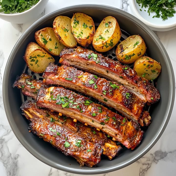 Gegrilde Koteletten Aardappelen