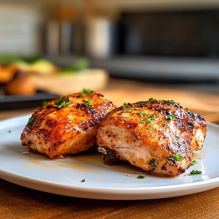 Gekarameliseerde Kippenbouten Miel