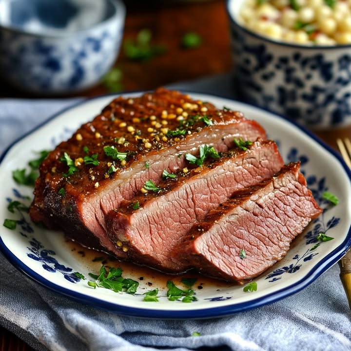 Gekarameliseerde Rundvlees Brisket