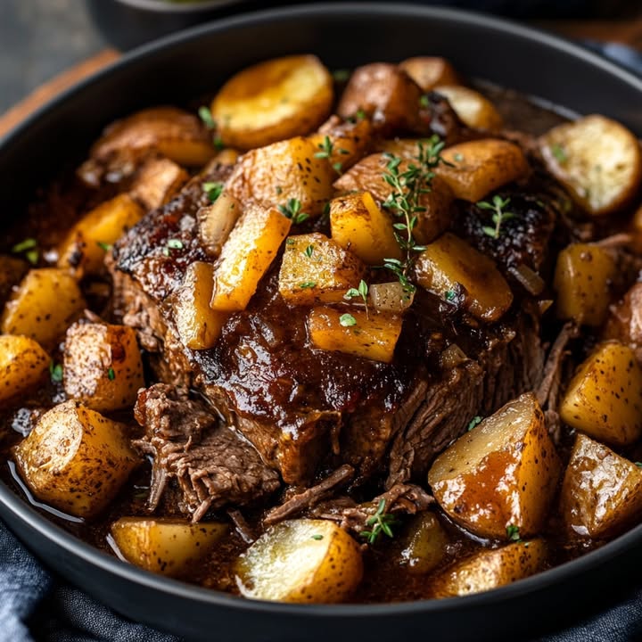 Gestoofd Rundvlees Aardappelen