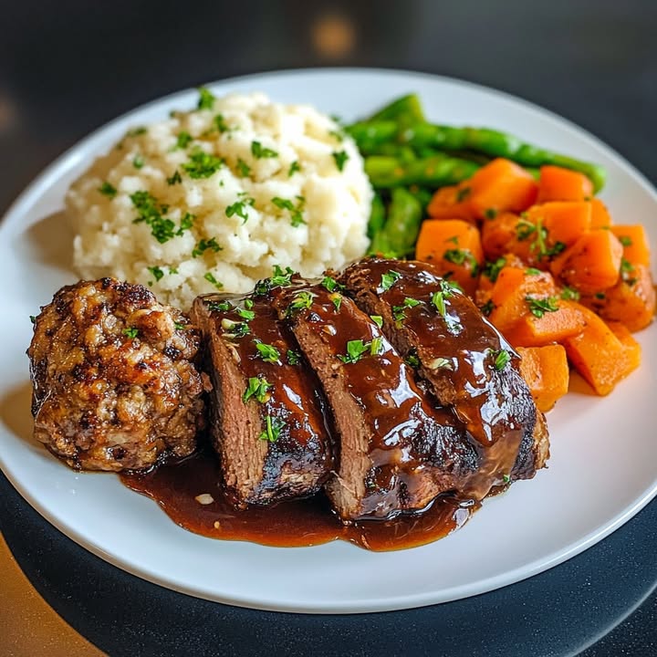 Gestoofde Rundvlees Schotel