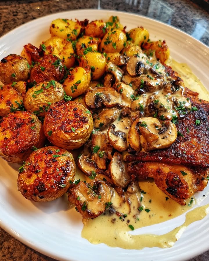 Grieks Knoflookkip Aardappelen