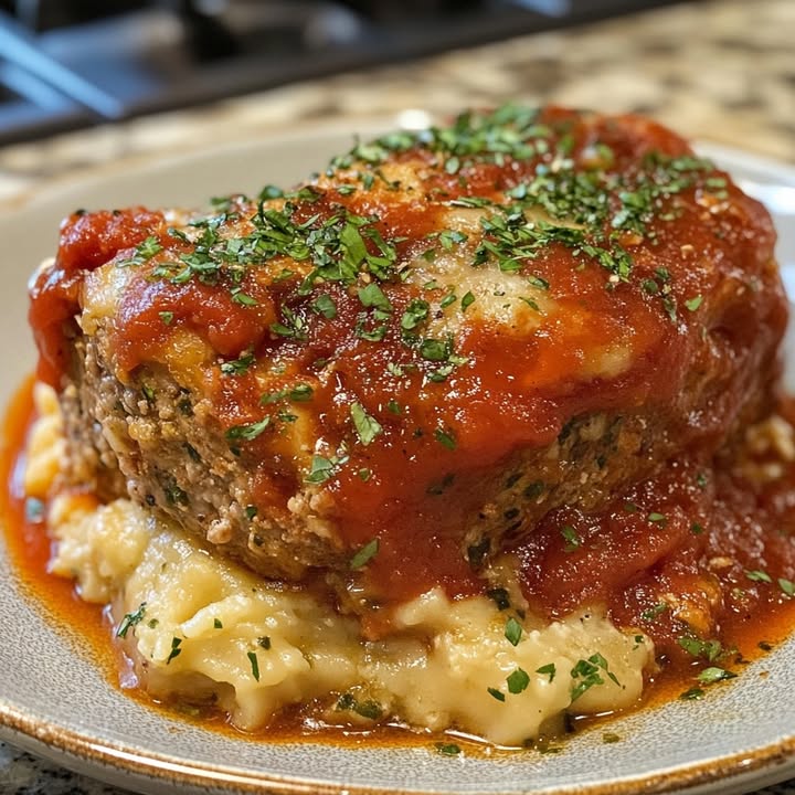 Italiaanse Vleesbrood Polenta