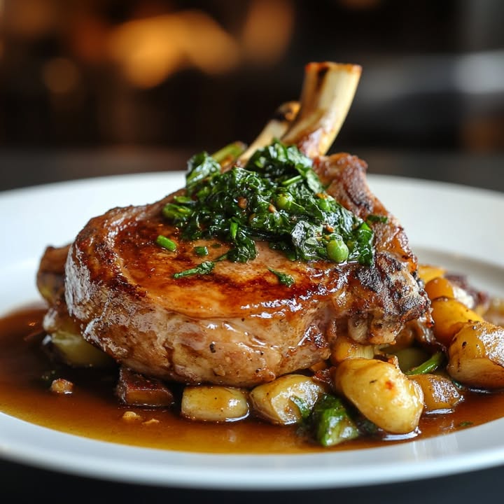 Kalfskoteletten met gremolata