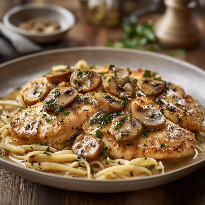 Kip Piccata Champignons
