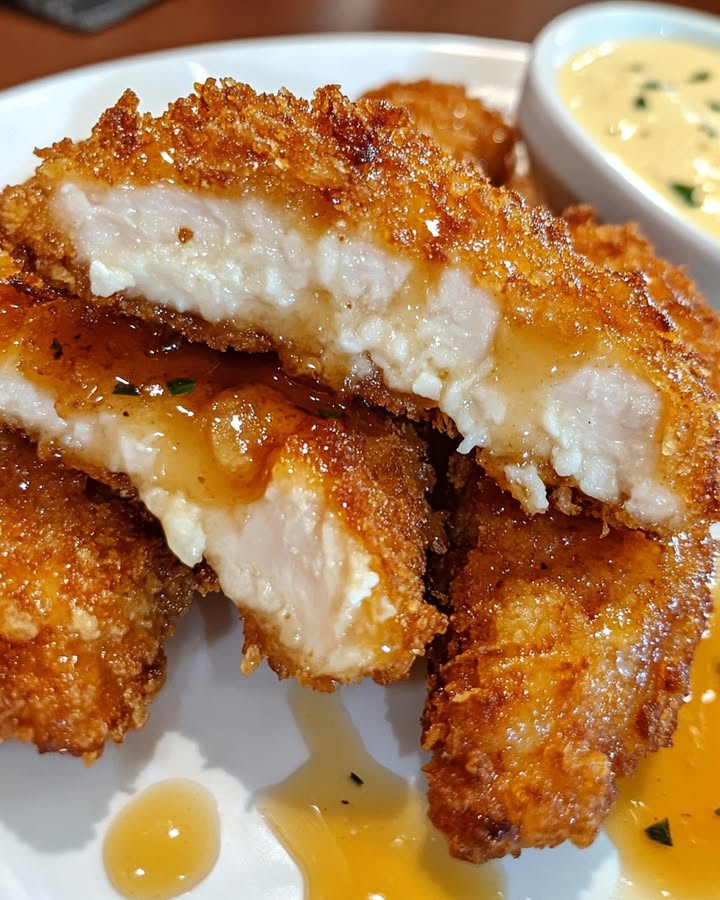 Knapperige Honing Knoflook Kip