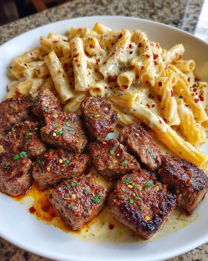 Knoflookboter Steak Tips