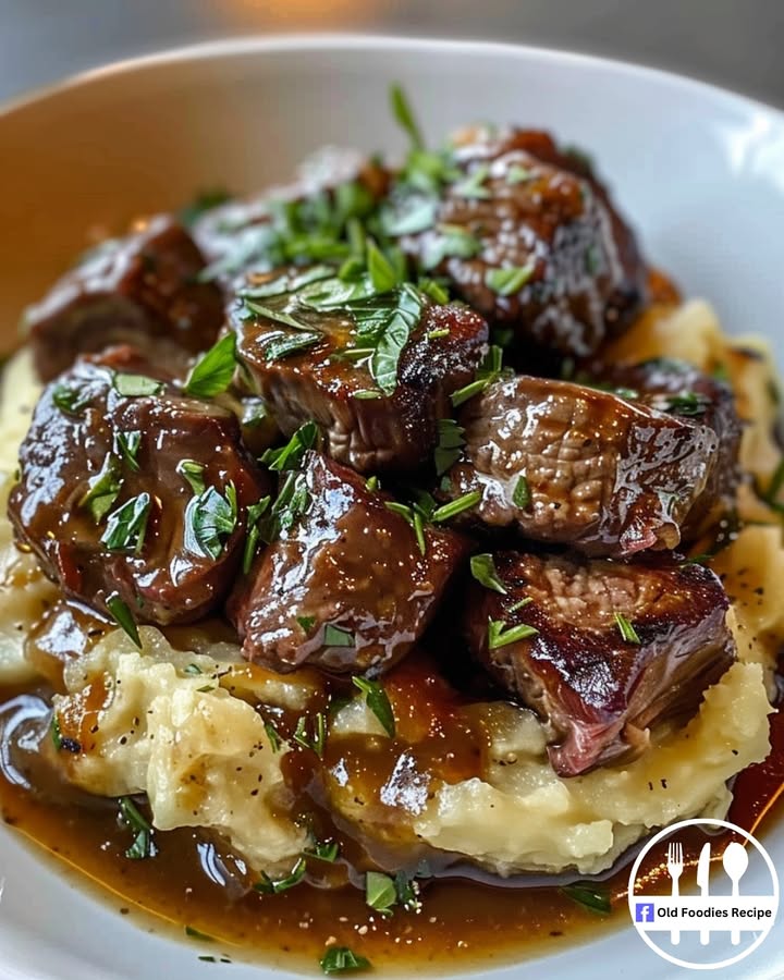 Knoflookboter Steakbites Puree