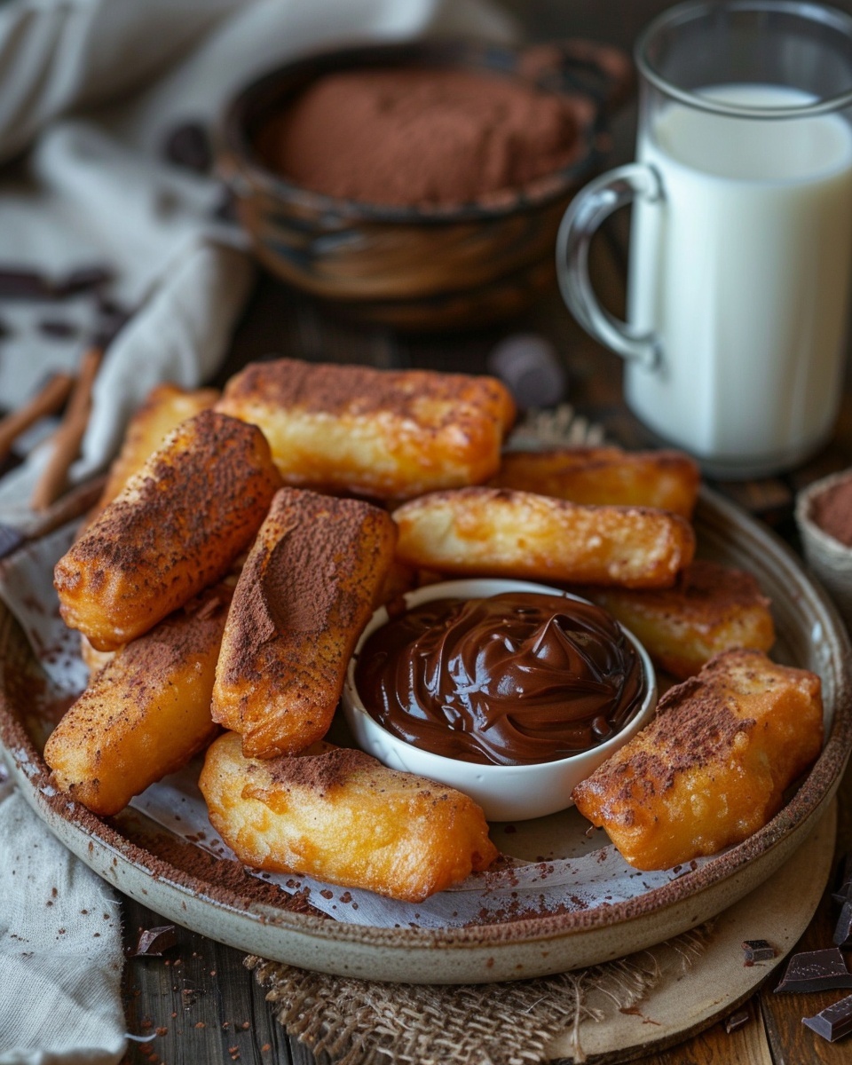 Kokosmakronen met pure chocolade dip