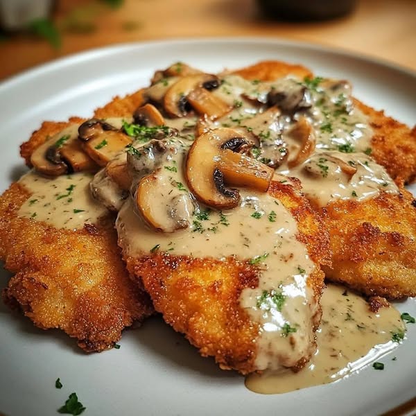 Krokante Kip Champignon