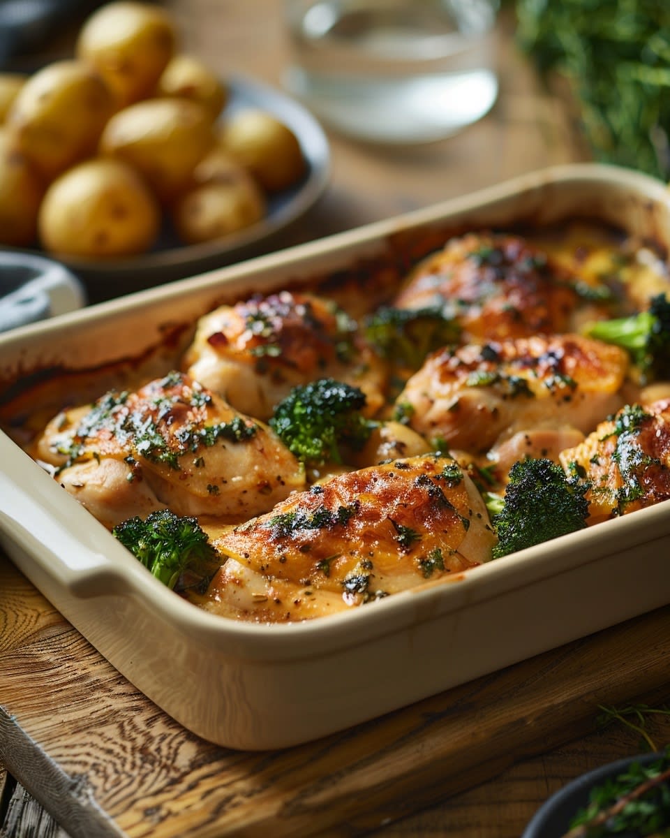 Ovenschotel met broccoli en kip