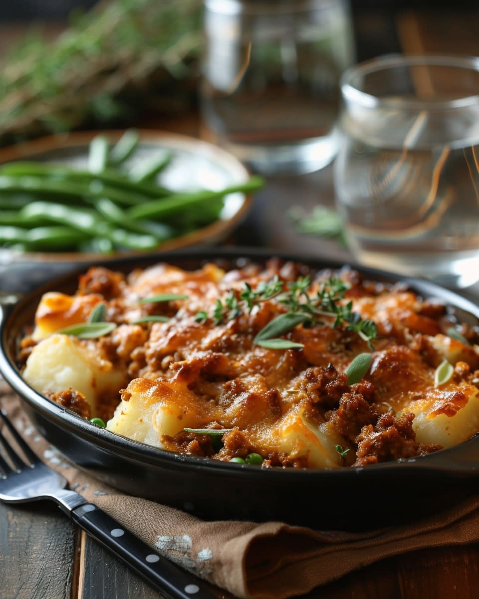 Ovenschotel met gehakt en aardappel