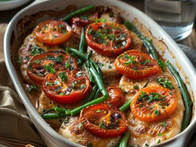 Heerlijke Ovenschotel met Kip en Tomaat: Een Simpele en Smaakvolle Maaltijd