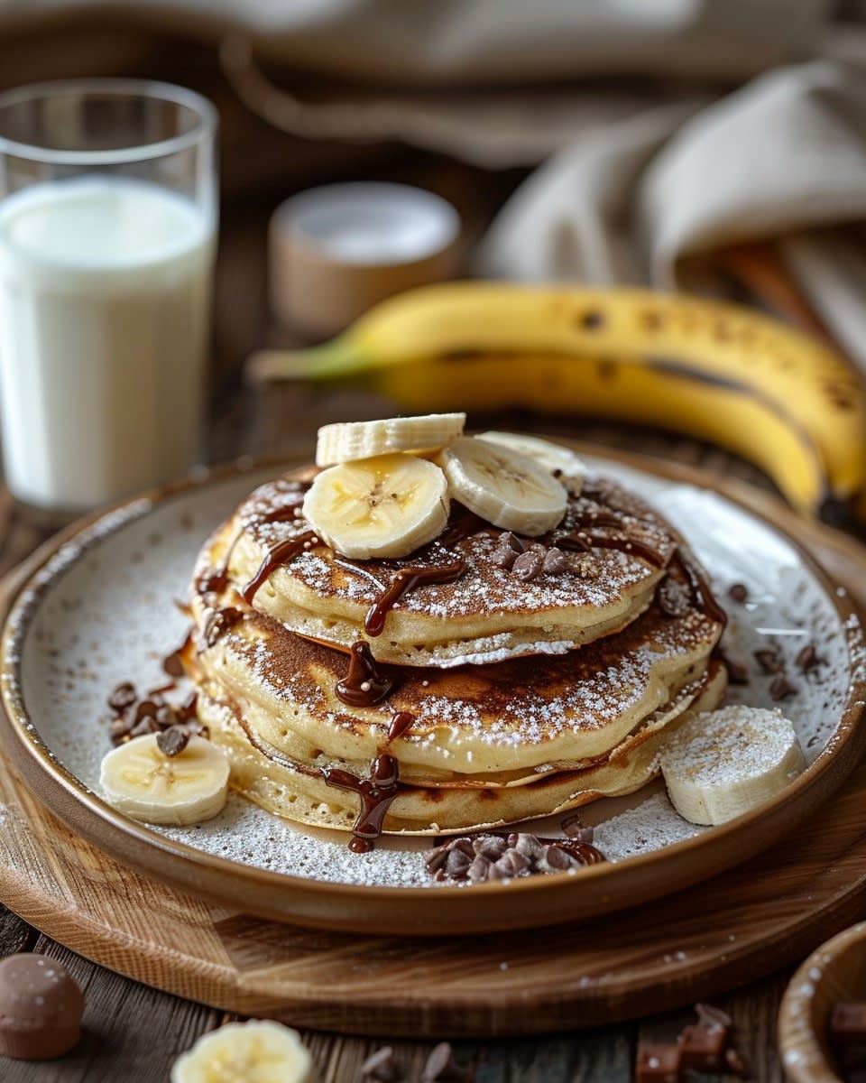 Pannenkoeken met Nutella en banaan