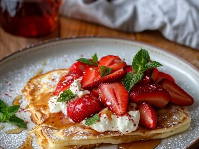 Heerlijke Pannenkoeken met Aardbei en Mascarpone: Een Feest voor Je Smakpapillen
