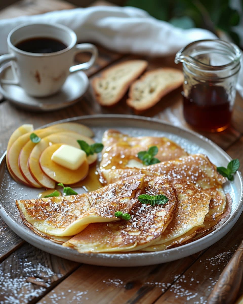Pannenkoeken met appelcompote