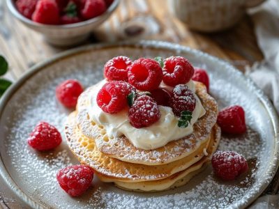 Heerlijke Pannenkoeken met Mascarpone en Framboos: Een Zomers Genot