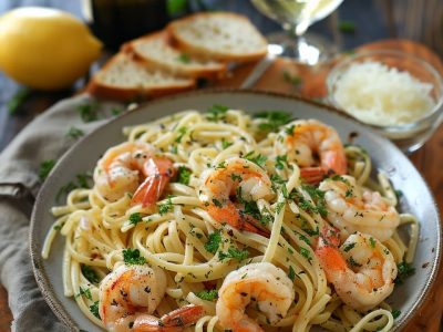 Heerlijke Pasta met Garnalen en Knoflook: Een Stap-voor-Stap recept