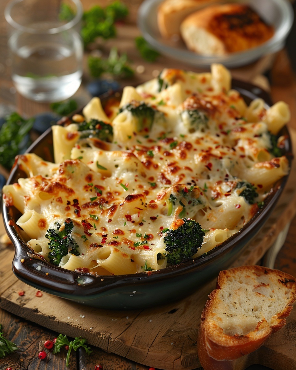 Pasta ovenschotel met broccoli