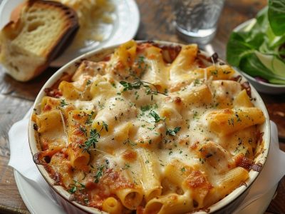 Heerlijke Pasta Ovenschotel met Kip: Een Simpele en Voedzame Maaltijd