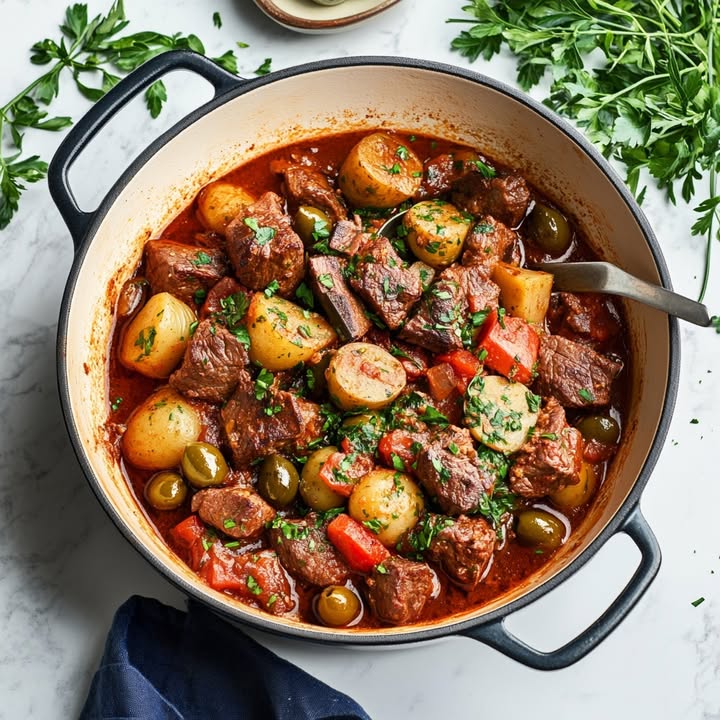 Provençaalse Stoofschotel Rundvlees