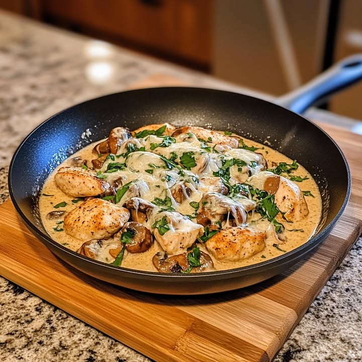 Romige Champignon Kip