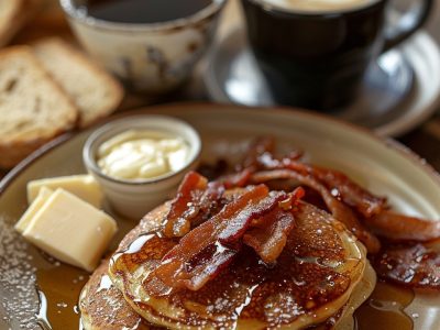 Hoe maak je perfecte spek pannenkoeken uit de koekenpan?