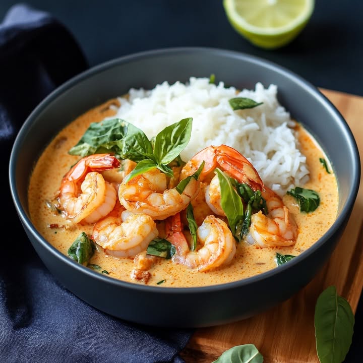 Thaise Garnalen Curry