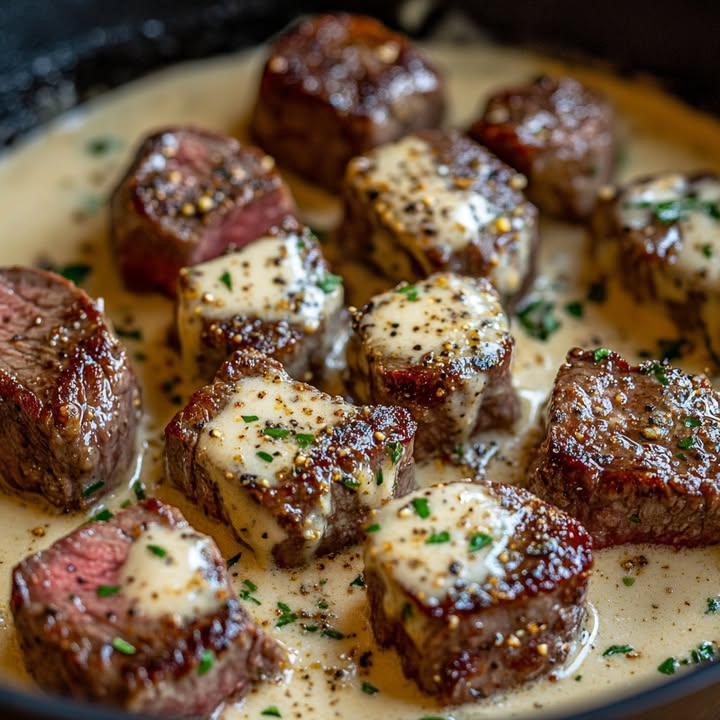 Biefstukroomsaus Hapjes