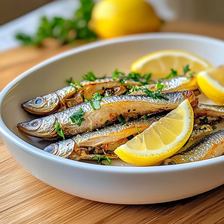 Gegrilde Anchois Citroen