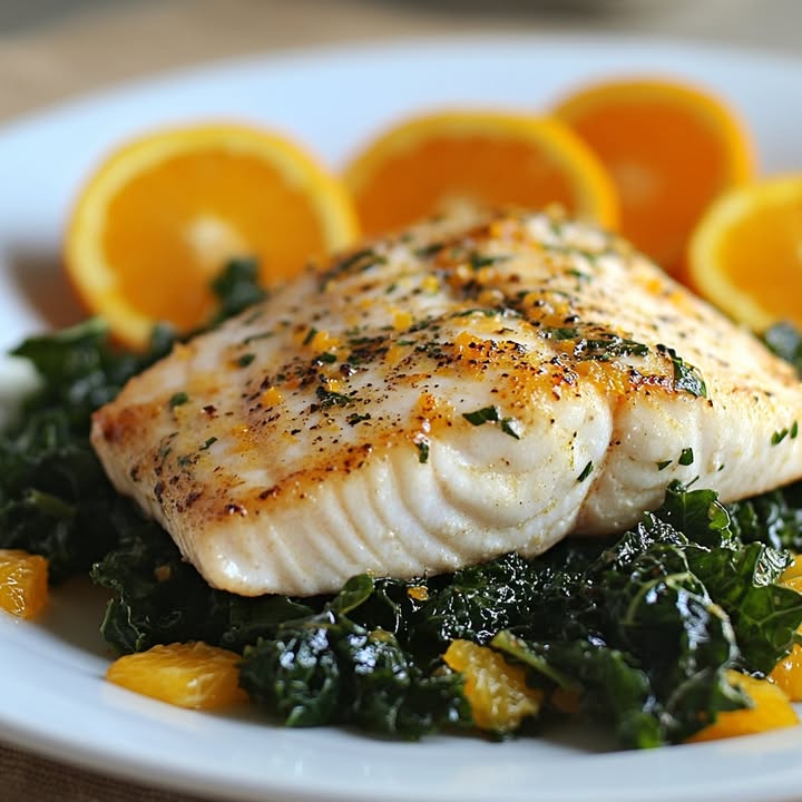 Geroosterd Visgerecht Met Salade